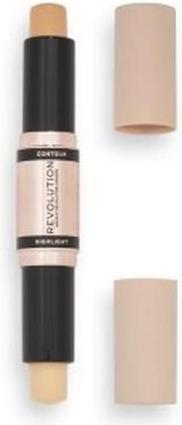 Actual product image I Heart Revolution Makeup Revolution Contour Stick Duo Cream Contour and Highlight 2.4g (Fair)