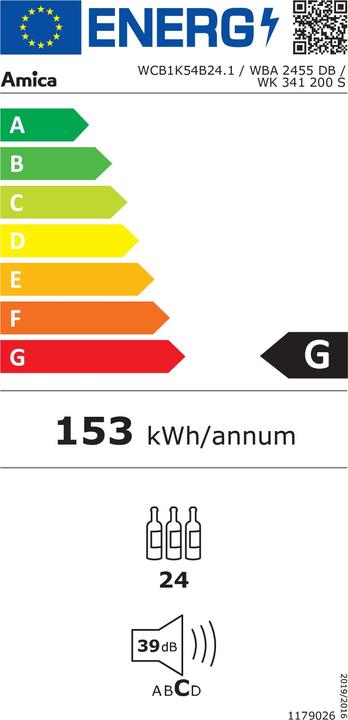 Energie-Label Amica WK 341 200 S sw
