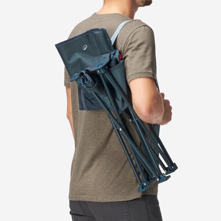 Produktbild Quechua Campingstuhl faltbar niedrig - 100 blau