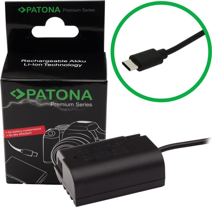 Produktbild Patona USB-C Input Akku-Adapter BLK-22 (Kamera Akku)