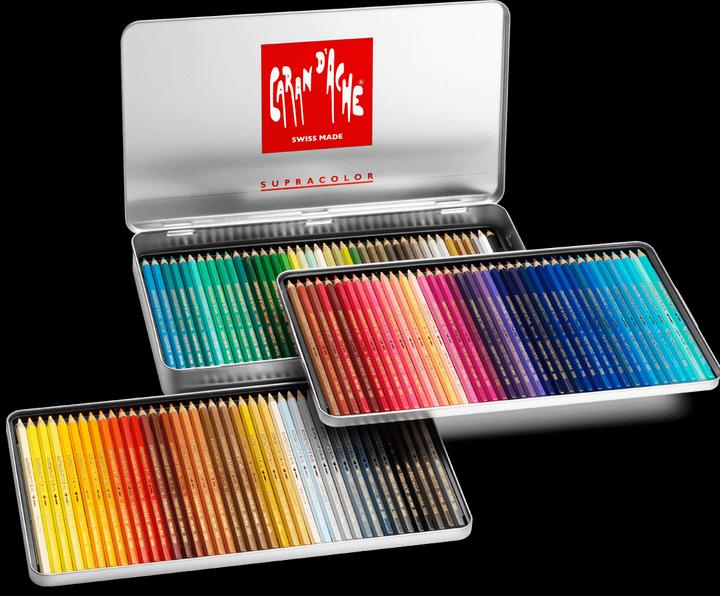 Produktbild Caran d'Ache Supracolor Aquarelle Metallschachtel (Mehrfarbig, 120 x)