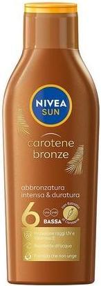 Actual product image NIVEA Sun Carotene Bronze Sunscreen Lotion SPF 6 200ml (Suntan lotion, Up to SPF 10, 200 ml, 0.20 g)