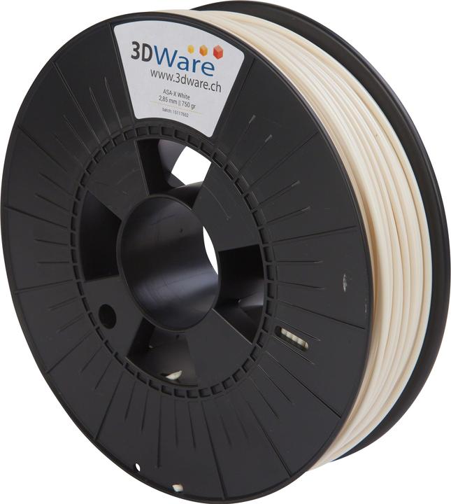 Dutch Filaments Filament (ASA-X, 2.85 mm, 750 g, Weiss)