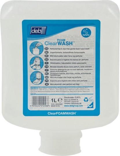 Produktbild Stoko Schaumseife Clear FOAM Pure 1 l passend für 4707 020 186 ohne Duft-/Farbstoffe (Flüssigseife, 1000 ml)
