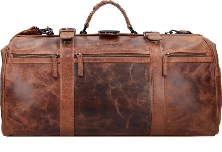 Greenland Nature Montana Weekender Reisetasche RFID Leder 51 cm (37 l)
