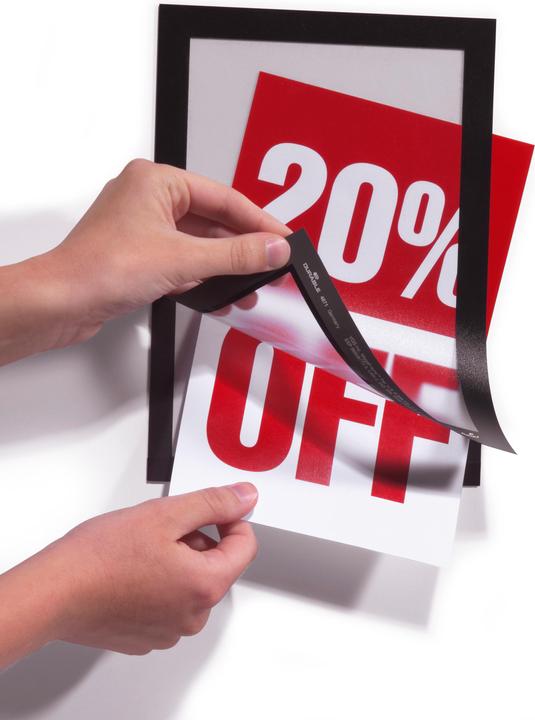 Actual product image Durable Duraframe A5, black, 2 pieces