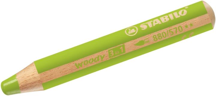 Immagine prodotto STABILO matita colorata woody 3 in 1 (Verde chiaro, 1 x)