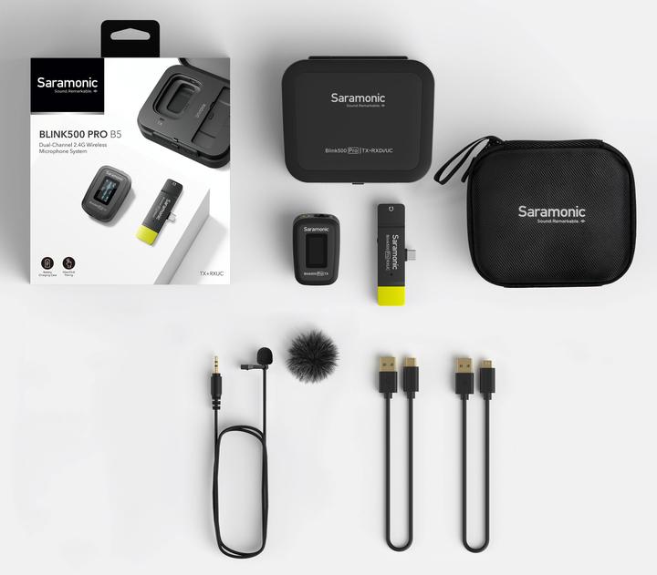 Actual product image Saramonic Blink500 Pro B5 transmission system