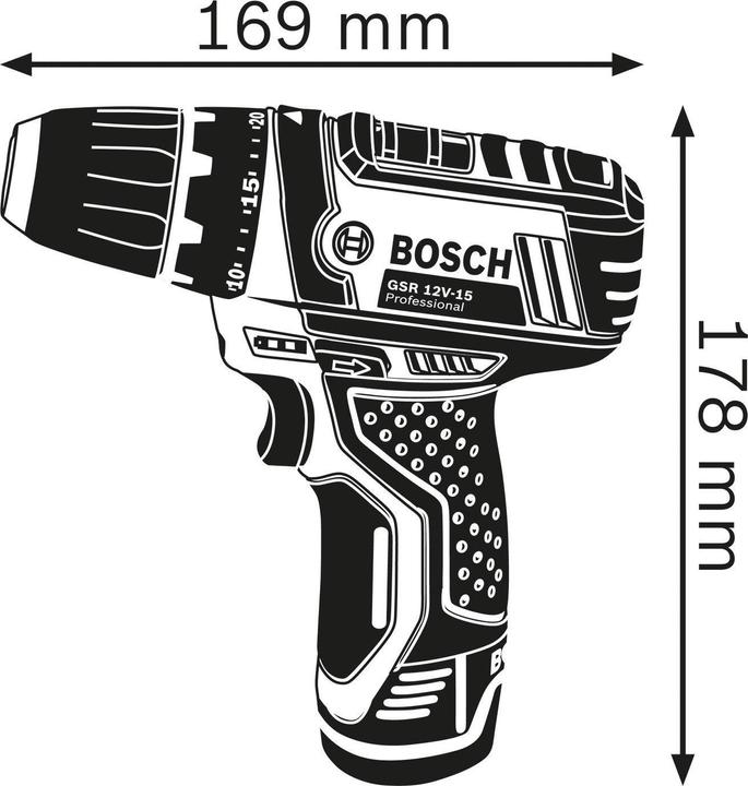 Produktbild Bosch Professional Gsr 12v-15 (Akkubetrieb)