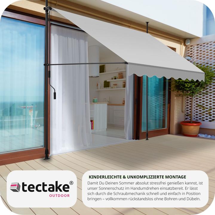Produktbild tectake Klemmmarkise (2 m)