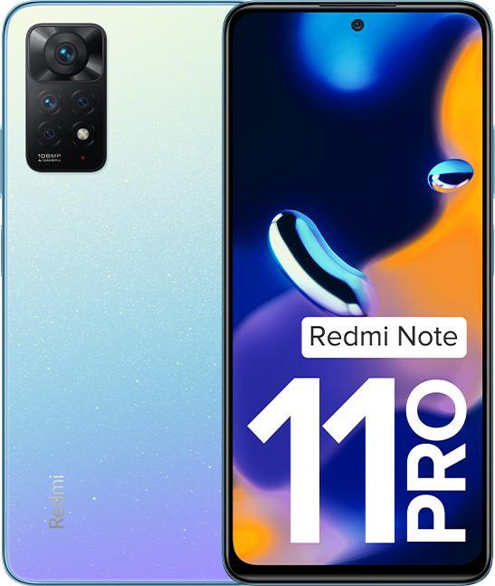 Actual product image Xiaomi Redmi Note 11 Pro 5G (128 GB, Atlantic blue, 6.67", Hybrid Dual SIM, 108 Mpx, 5G)