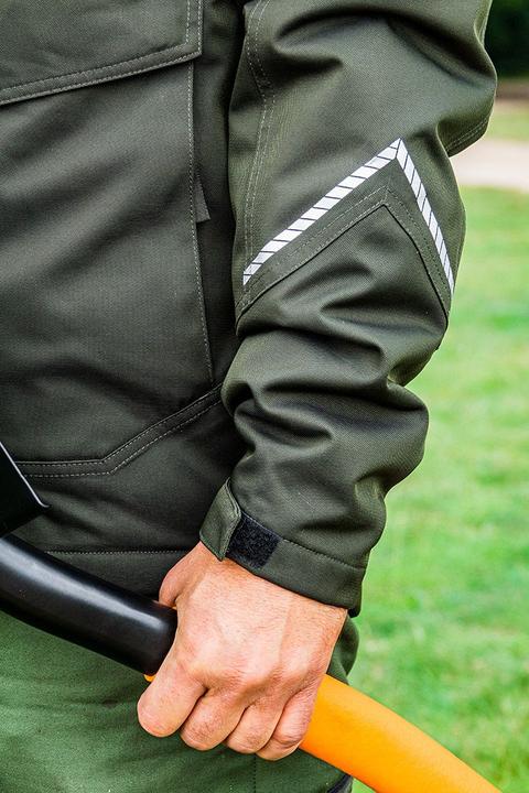 Actual product image Topex Winter work jacket Camo 100 % polyester, with TPU membrane, water-repellent M (M)
