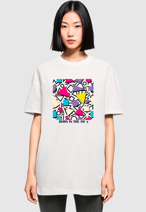 Immagine prodotto Mister Tee Ladies Geometric Retro Oversized Boyfriend Tee (XS)