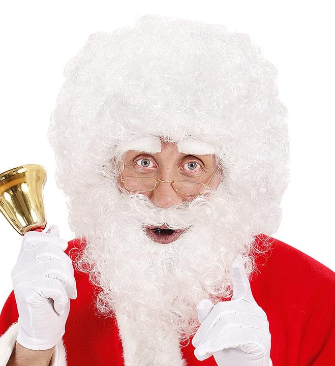 Produktbild Widmann Set Nikolaus Perücke, Bart & Augenbrauen weiss