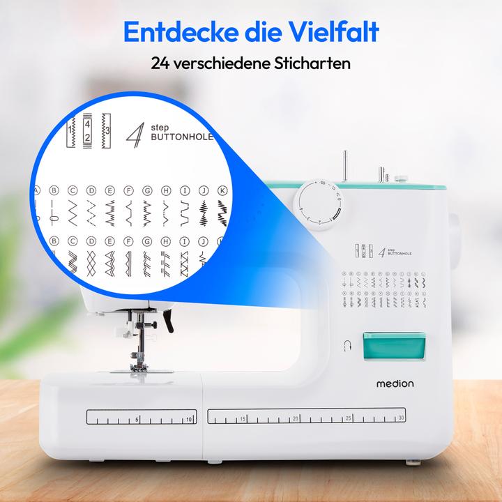 Image du produit Medion LIFE® Machine à coudre à bras libre SM60 (MD10689)