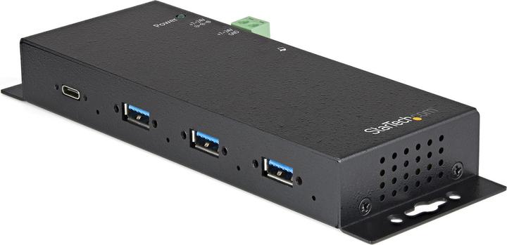 Actual product image StarTech .com HB31C3A1CME Interface Hub USB 3.2 Gen 2 (3.1 Gen 2) Type-C 10000 Mbps Black (USB-C, 4 Ports)