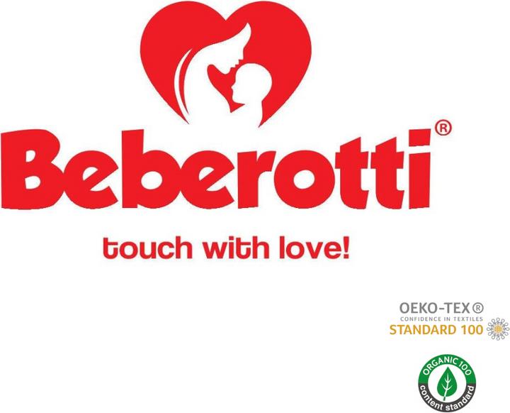 Produktbild Beberotti Organic 4-lagige doppelseitige bestickte Musselindecke (95 x 80 cm)