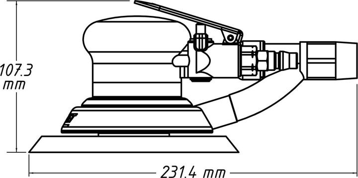 Produktbild HAZET Exzenterschleifer 9033-2 (Exzenterschleifer, 375 W)