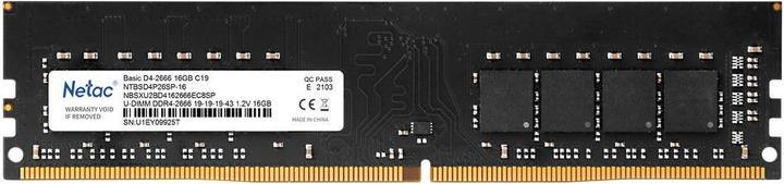 Immagine prodotto Netac Base 16GB DDR4 3200 U-DIMM 1.35V (1 x 16GB, 3200 MHz, DDR4-RAM, U-DIMM)
