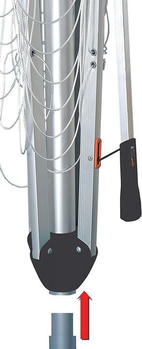 Produktbild Juwel Wäscheständer / Wäschespinne Novastar 500 Compact leichtes Öffnen dank Leichtspann-Hebel, wi