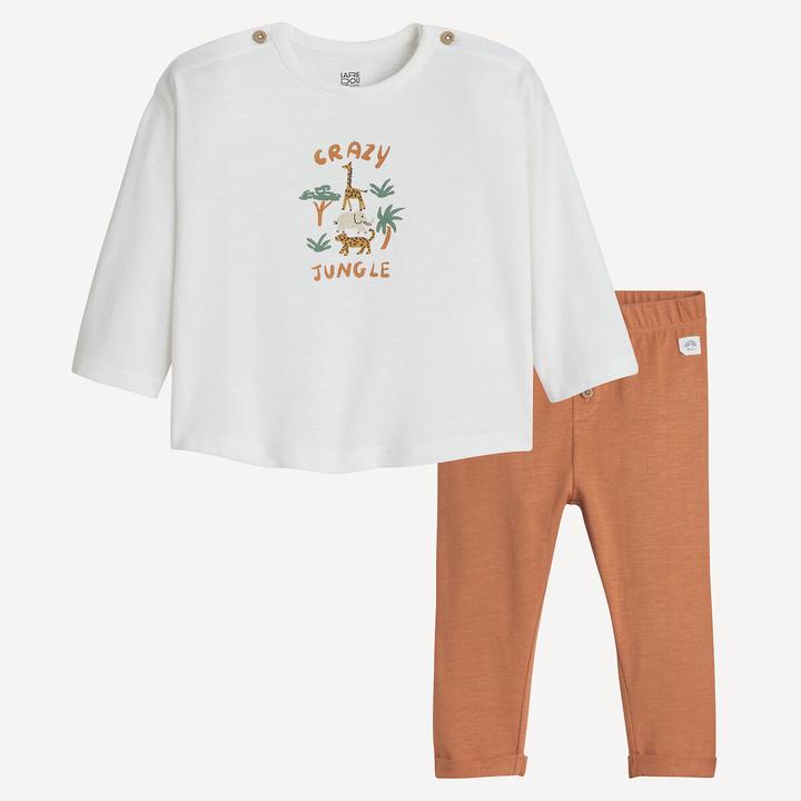 La Redoute Collections 2-teiliges Set aus Shirt und Leggings (86)