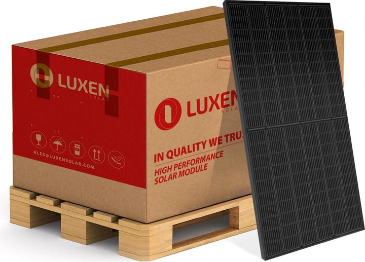 Actual product image Luxen Monocrystalline solar module 370W/36V (pallet) (370 W, 20 kg)