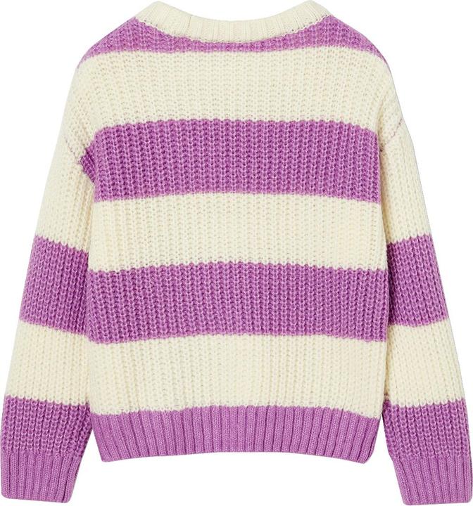 Actual product image Vertbaudet Mädchen Pullover mit breiten Streifen (104)