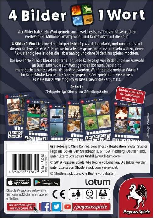 Produktbild Pegasus 4 Bilder 1 Wort (Französisch, Italienisch, Deutsch, Englisch)