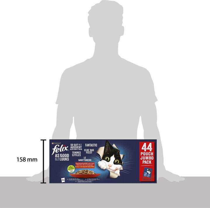 Actual product image Felix Multipack: As good as it looks (Adult, 44 pcs., 3740 g)