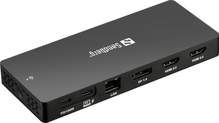 Produktbild Sandberg USB-C 13in1 DockingStation Pro (USB-C, 4 Ports)