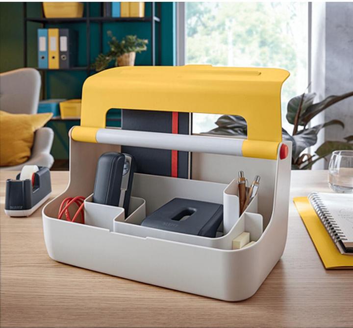 Image du produit Leitz Boîte de rangement Cosy Mobile Jaune (37 x 21.5 x 19.5 cm, 12 l)