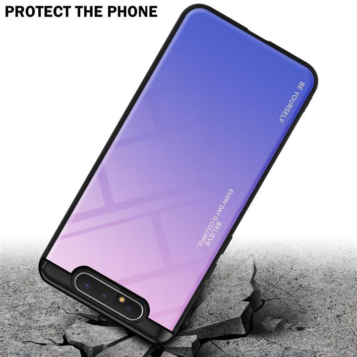 Image du produit Cadorabo Couverture en verre TPU 2 couleurs (Samsung Galaxy A80)