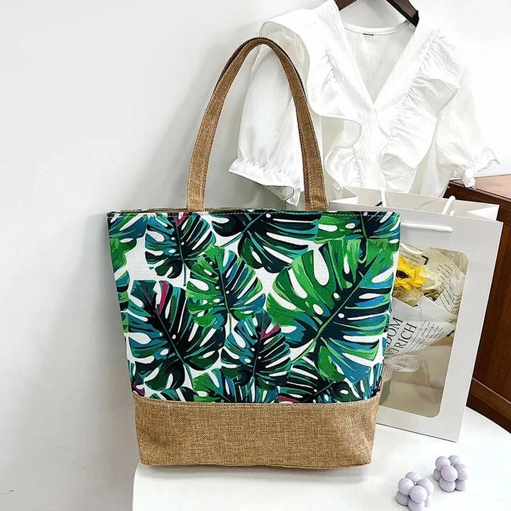 Immagine prodotto Only-Bags.Store Handtasche Tote Casual Blume Drucken Leinwand Graffiti
