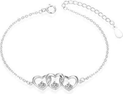 Immagine prodotto Agato Delicato braccialetto in argento con cuori AGB761/21
