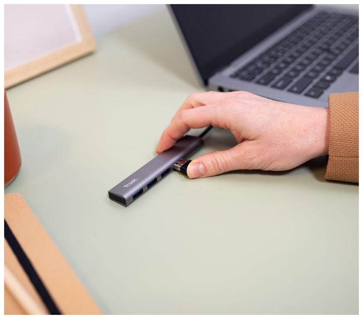 Immagine prodotto Trust HUB HALYX A 4 PORTE USB-C 3.2 GEN1 (USB-C, 4 Porti)
