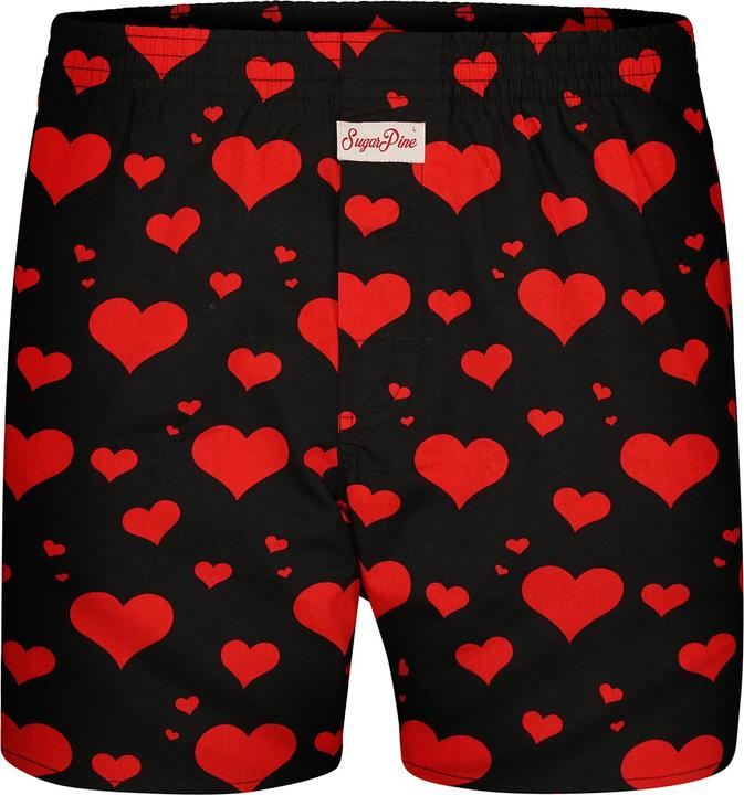 Actual product image Sugar Pine Boxer woven boxer shorts wide motif print (M)