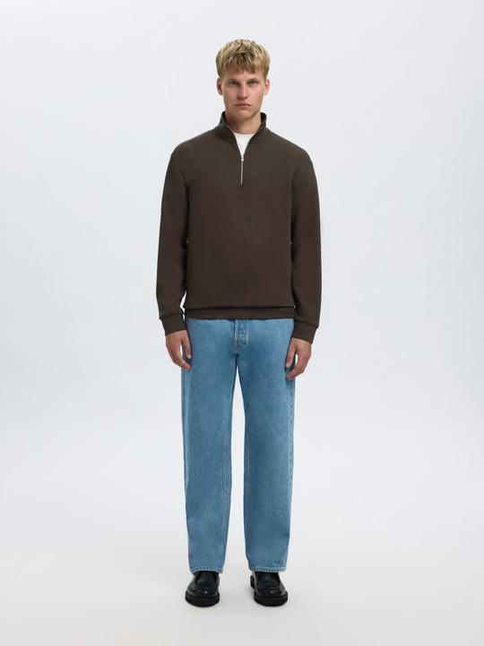 Actual product image Selected Homme Slhemanuel Soft Zip High Neck Sweat Noos (L)