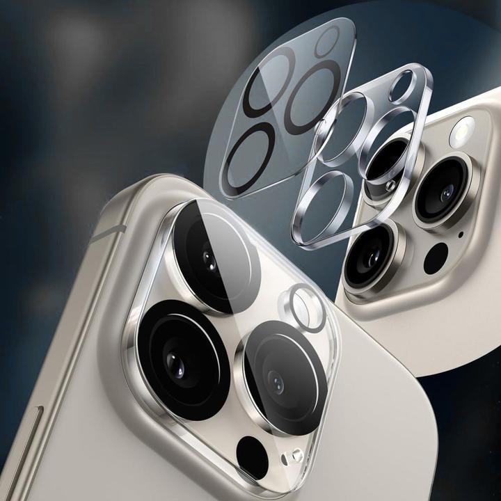 Actual product image Tech-Protect Cam Fit+ Kameraabdeckung für iPhone 16 / 16 Plus - Transparent (1 Piece, Apple iPhone 16 Plus, Apple iPhone 16)