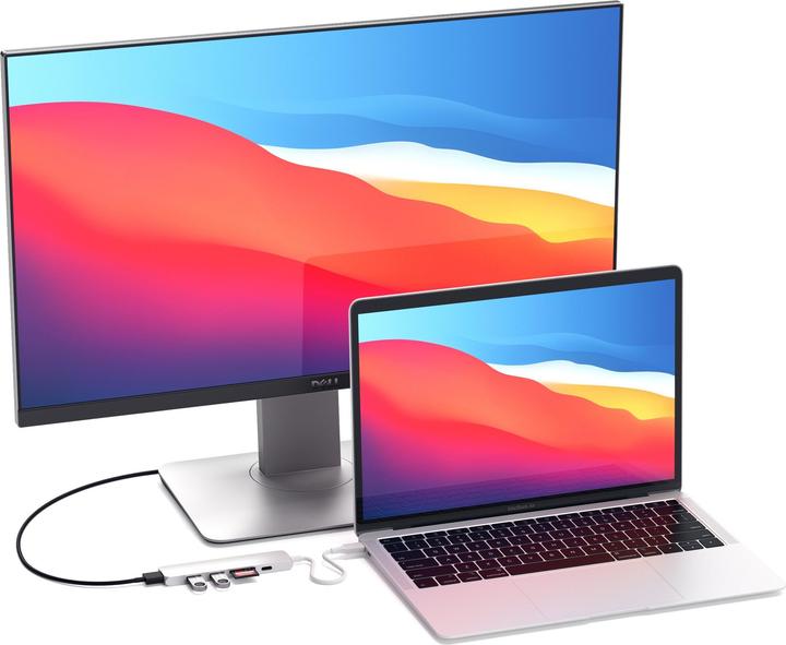 Produktbild Satechi USB-C Slim Multiport V2 (USB-C, 6 Ports)