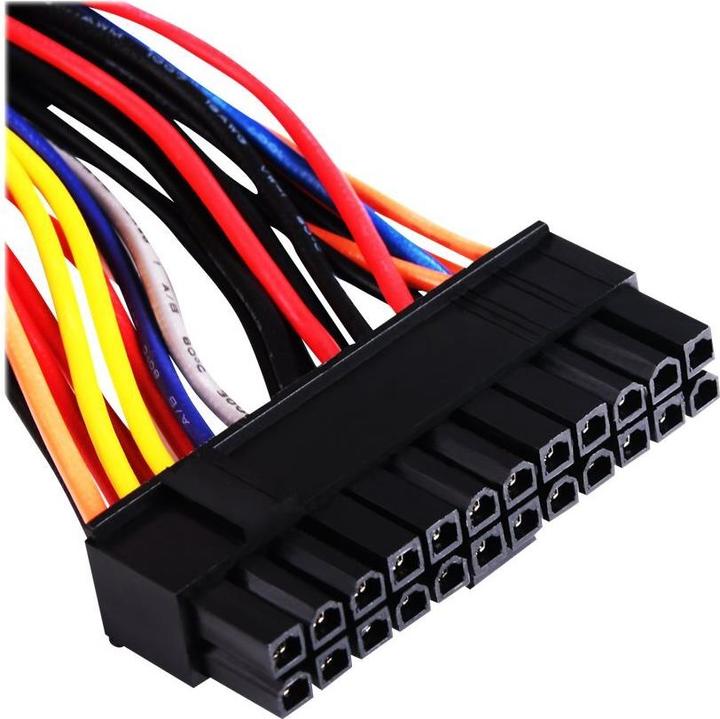 Immagine prodotto Silverstone SST-PP10 - Cavo adattatore di alimentazione, doppio 24 pin femmina + singolo 24 pin maschio, per Den