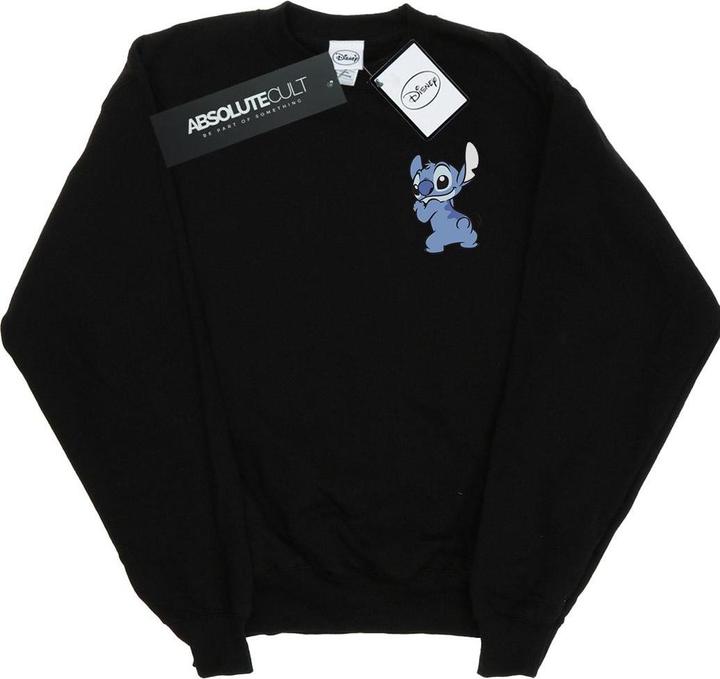Disney Lilo And Stitch Stitch Backside Breast Print Sweatshirt Jungen