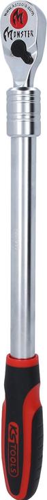 KS Tools Cricchetto telescopico reversibile da 1/2 Monster, 100 denti (1/2")