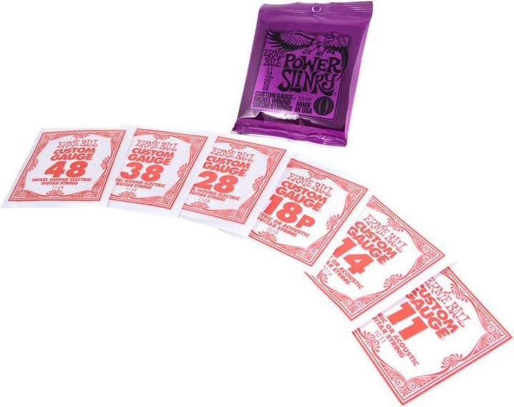 Produktbild Ernie Ball Power Slinky (6 x, E-Gitarre, 0.05")