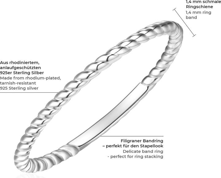 Immagine prodotto Glanzstücke München Donna Argento Argento - 6060 (56, 925 Argento)