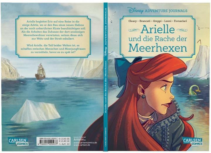 Produktbild Disney Adventure Journals: Arielle und der Fluch der Meerhexen (Deutsch, Stefanie Walther-Kotzé, Walt Disney, Rhona Cleary, 2022)