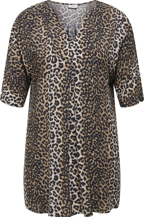 Only CARNOVA Kurzes Kleid Tunika mit halber Knopfleiste (48)