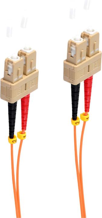 Image du produit Shiverpeaks ®-BASIC-S--Câble patch duplex SC/SC 50/125µ, OM2, 3,0m (U/FTP, 3 m)