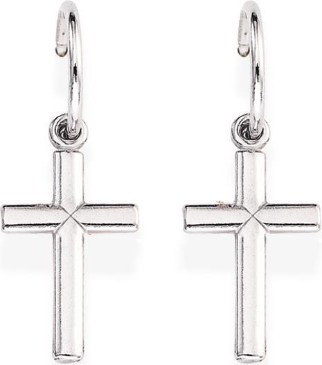 Image du produit Amen Boucles d'oreilles croix cloche de rosaire (Argent 925)