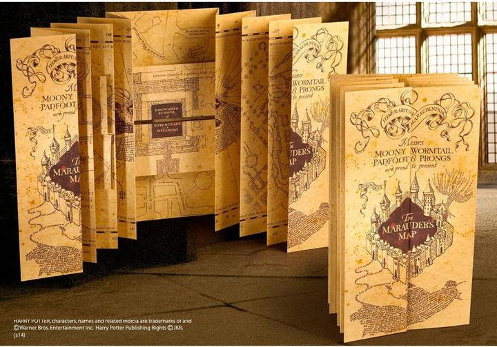 Noble Collection Harry Potter Replik 1/1 Die Karte des Herumtreibers (Deutsch)