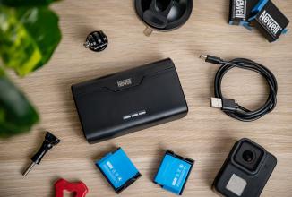 Produktbild Newell USB-C Dreikanal-Ladegerät für GoPro 5/6/7/8/9/10/11 (9, 11, GoPro 5)